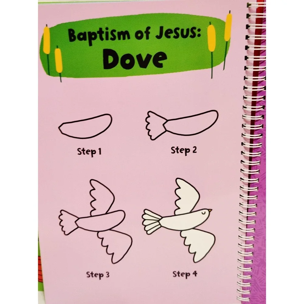My First Learn to Draw Bible Stories Dry Erase Activity Book Reusable Book